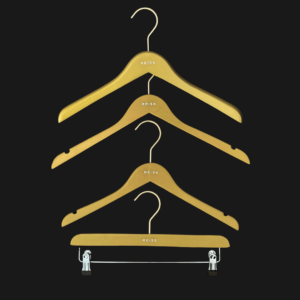 Beige Wooden Hangers