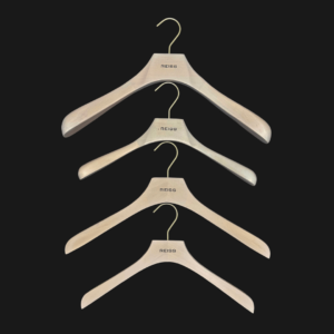 White Wash Mens/Ladies Wooden Hanger